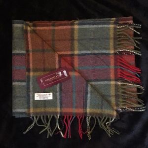 John Hanley Plaid Scarf (Made in Ireland)